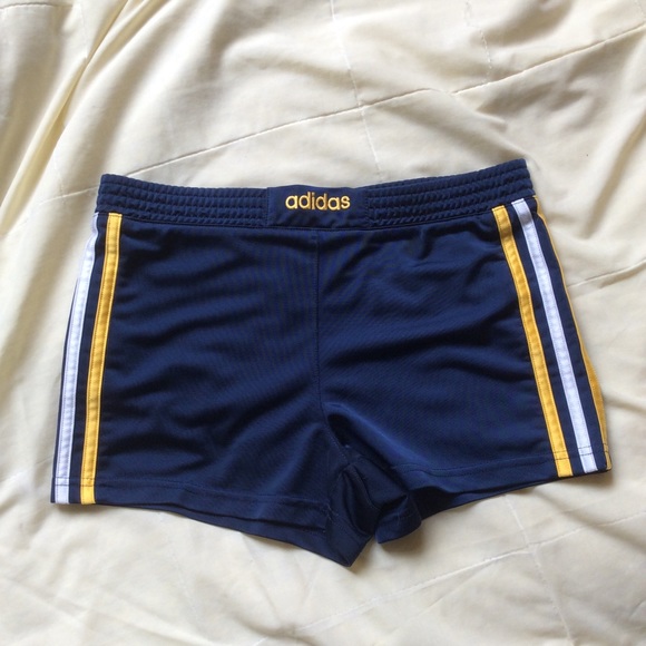 GIFTED 🎁Adidas Navy Blue & Golden White Stripe - Picture 6 of 11